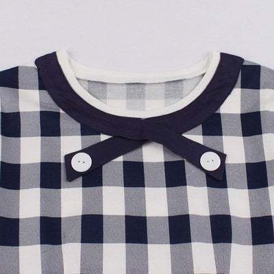 Βαμβακερό Φόρεμα Vintage Check