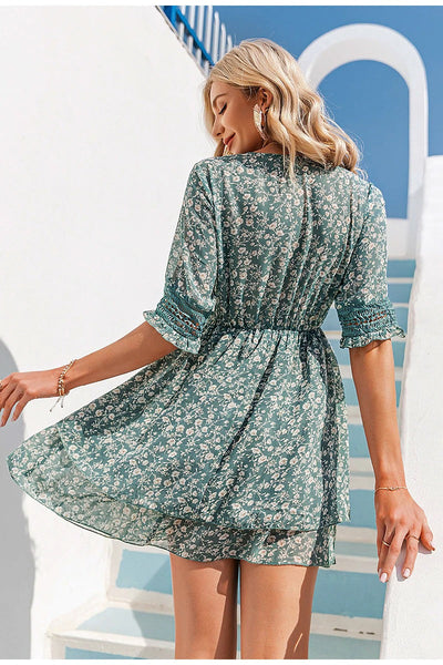Vintage Flowy Φόρεμα