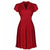 Vintage Plus Size 50s Κόκκινο Φόρεμα