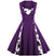 Μωβ Φόρεμα Vintage Plus Size 60s
