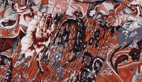 Φόρεμα Vintage Plus Size White Coffee