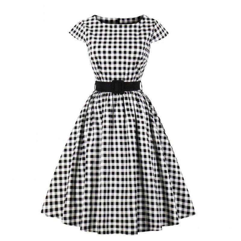Φόρεμα 60s Gingham Check