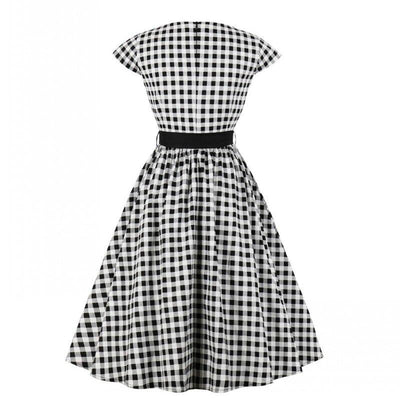 Φόρεμα 60s Gingham Check