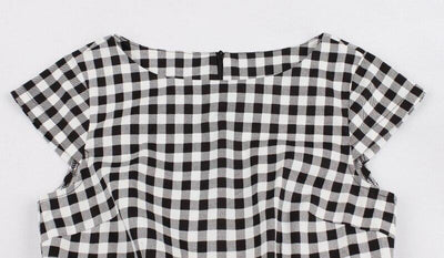 Φόρεμα 60s Gingham Check