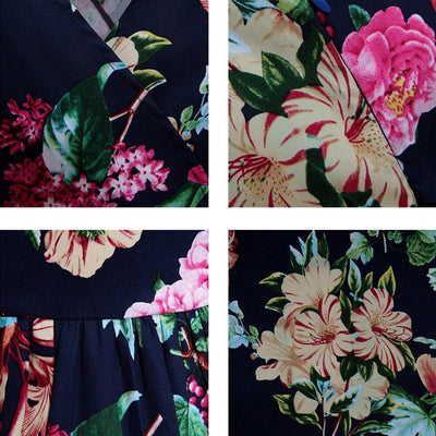 Φόρεμα Vintage Plus Size Flower