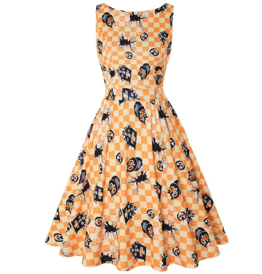 Vintage Plus Size Αποκριάτικο Φόρεμα