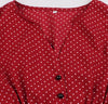 Plus Size Vintage Dress Letter