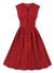 Plus Size Vintage Dress Letter