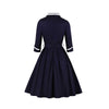Μπλε Φόρεμα Plus Size 50s