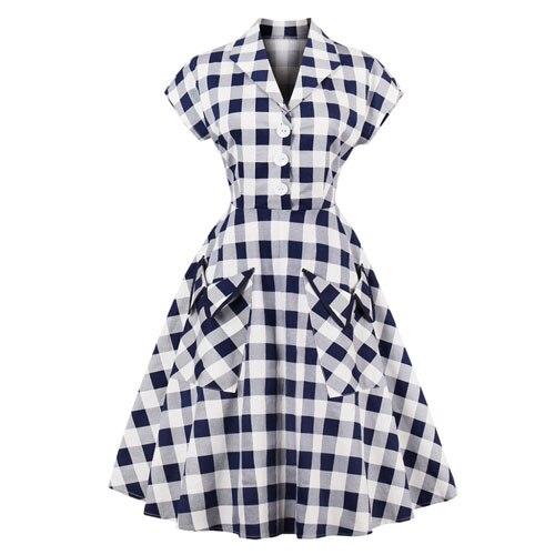 Φόρεμα Vintage Plus Size Pin Up