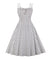 Φόρεμα Vintage Plus Size White Rockabilly