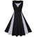 Μαύρο Βραδινό Φόρεμα Vintage Plus Size