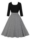 Φόρεμα Vintage Grey Check