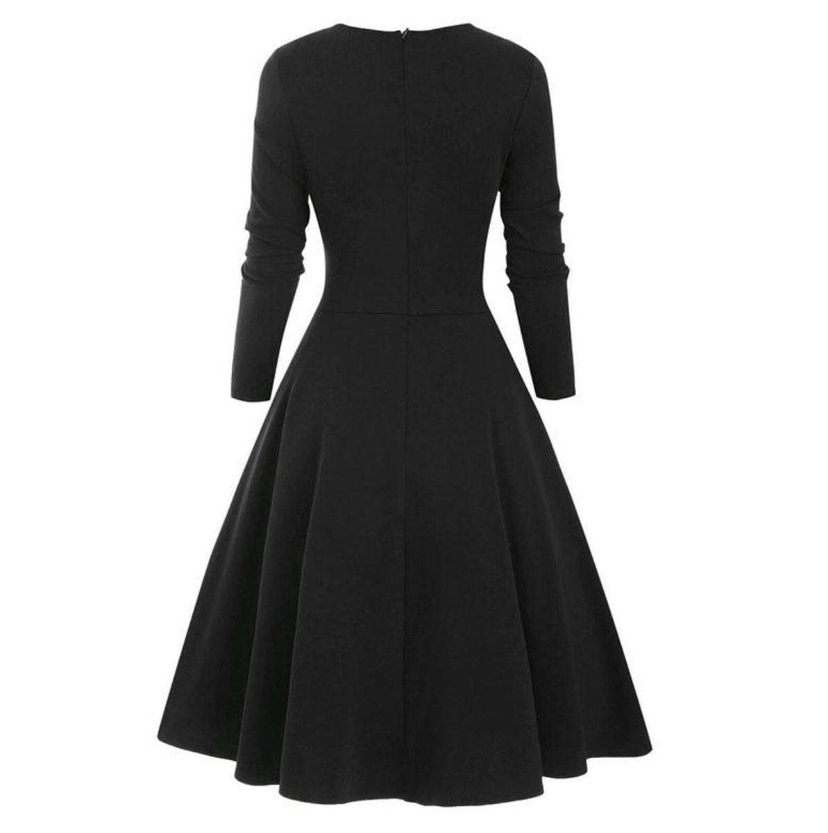 Vintage Χειμερινό Φόρεμα Plus Size Ροζ