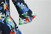 Vintage Φόρεμα Winter Navy Flowers