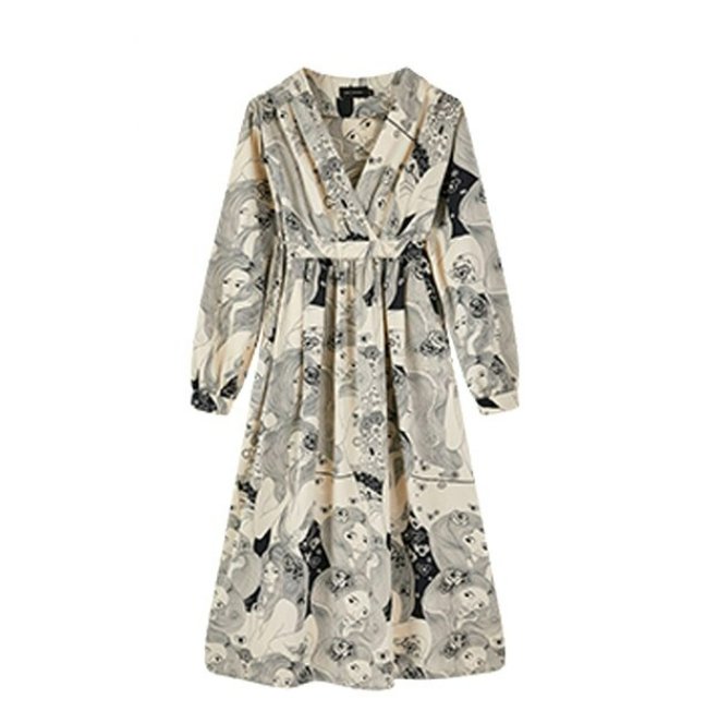 Vintage Γκρι Γαμήλιο Φόρεμα Καλεσμένων