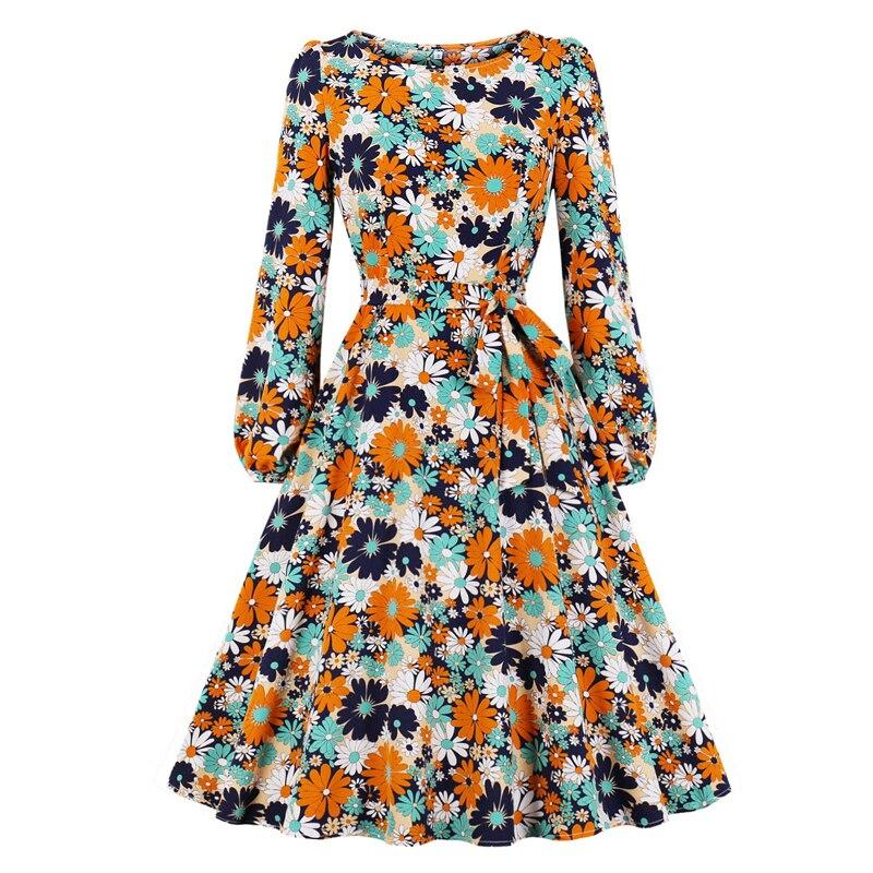 Vintage Μακρυμάνικο Φόρεμα Liberty Flower