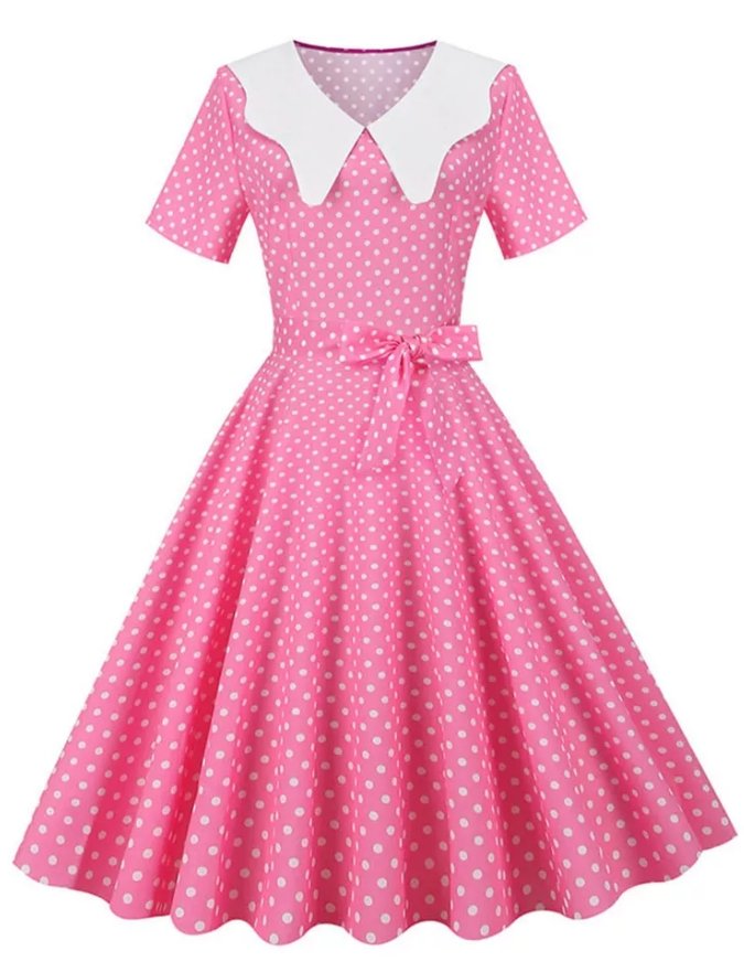 Vintage Ροζ Νυφικό