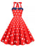 Vintage Pin Up Heart Usa Φόρεμα