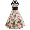 Vintage Floral Pin-Up Φόρεμα