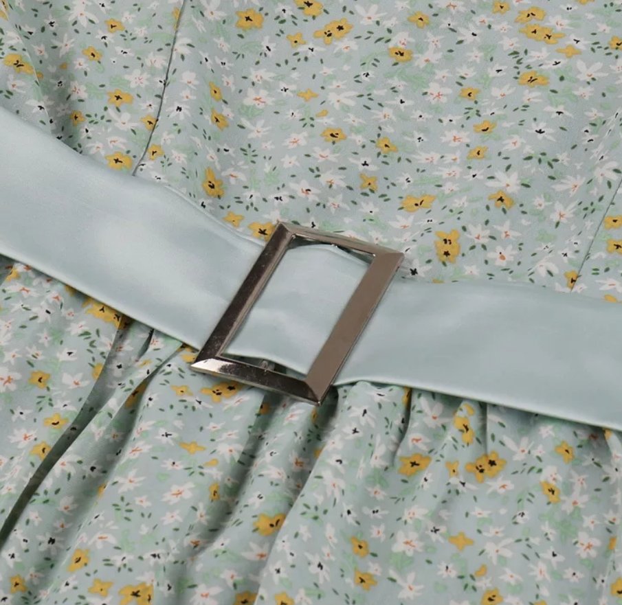 Φόρεμα Vintage Pin Up Flower Print