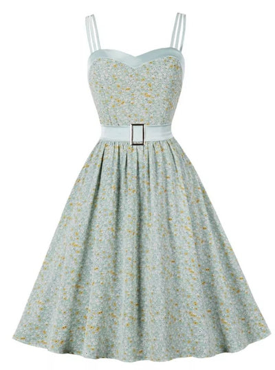 Φόρεμα Vintage Pin Up Flower Print