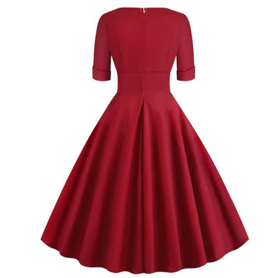Vintage Rockabilly Φόρεμα 50s Carmine