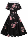 Vintage Rockabilly Φόρεμα 50s Flowers