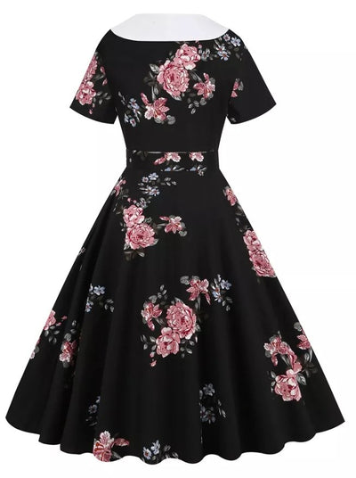 Vintage Rockabilly Φόρεμα 50s Flowers