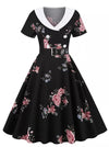 Vintage Rockabilly Φόρεμα 50s Flowers