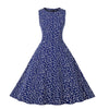 Φόρεμα Vintage Blue Hearts