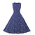 Φόρεμα Vintage Blue Hearts