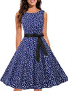 Φόρεμα Vintage Blue Hearts