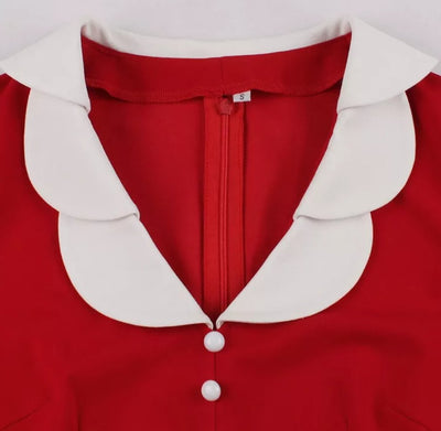 Passion Red Vintage Φόρεμα