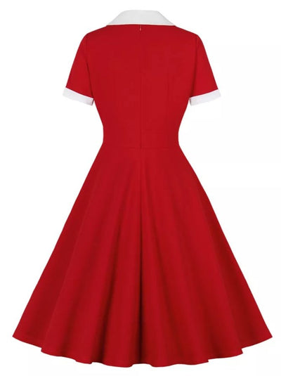 Passion Red Vintage Φόρεμα