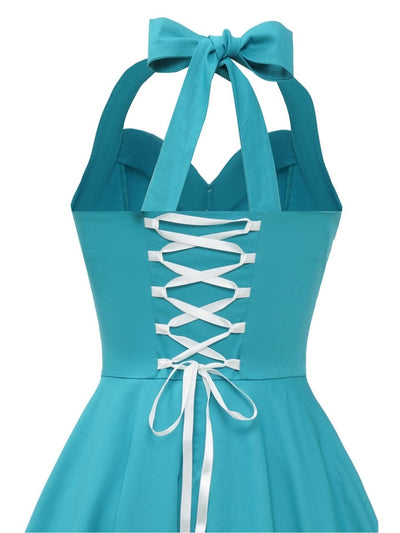 Vintage Σέξι Pin Up Sky Φόρεμα