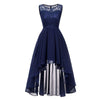 Vintage Chic Βραδινό Φόρεμα Navy