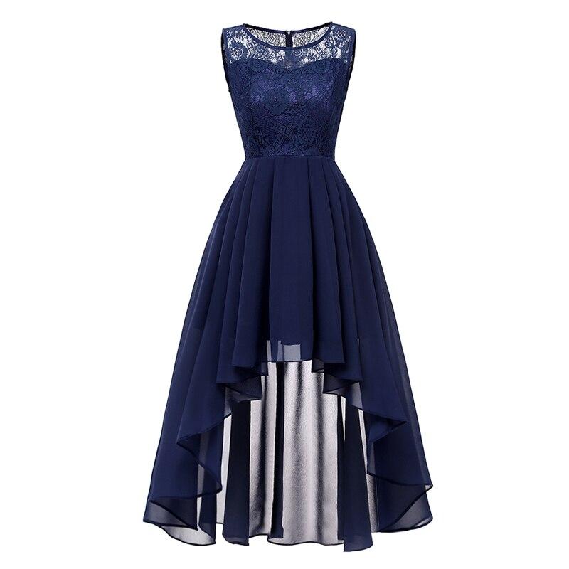 Vintage Chic Βραδινό Φόρεμα Navy