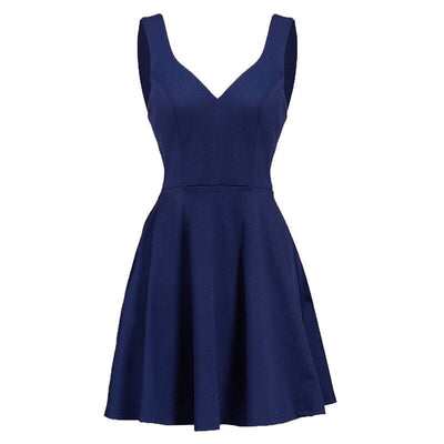 Vintage Swing Navy Φόρεμα