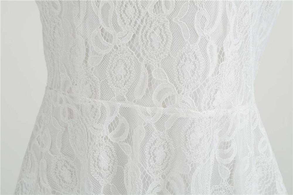 Vintage Τραπεζοειδές Φόρεμα Λευκό