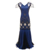 Vintage 20s Charleston Dress Blue