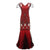 Vintage 20s Charleston Red Φόρεμα