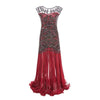 Vintage 20s Flapper Red Φόρεμα