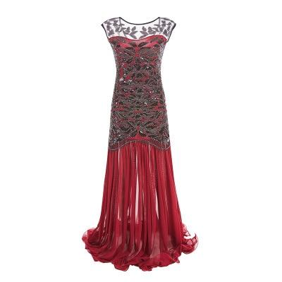 Vintage 20s Flapper Red Φόρεμα