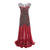 Vintage 20s Flapper Red Φόρεμα