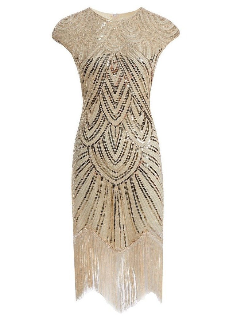 Φόρεμα 20s Μπεζ