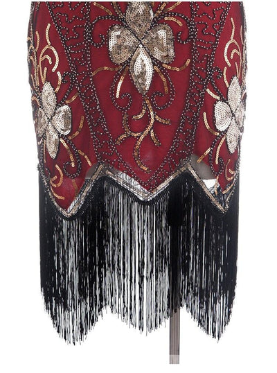 Vintage 20s Plus Size Red Charleston Φόρεμα
