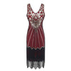 Vintage 20s Plus Size Κόκκινο Φόρεμα