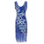 Φόρεμα 20s Style Blue