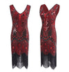 Vintage 20s Paris Red Dress